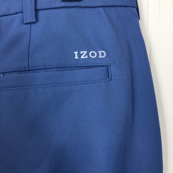 Izod Golf Slim Fit Light Blue Pants Sz 34x30 - Picture 11 of 14